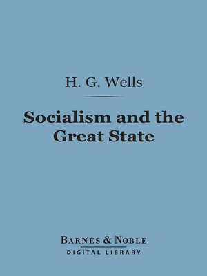 cover image of Socialism and the Great State (Barnes & Noble Digital Library)